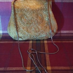 Vintage gold clasp nordstrom handbag